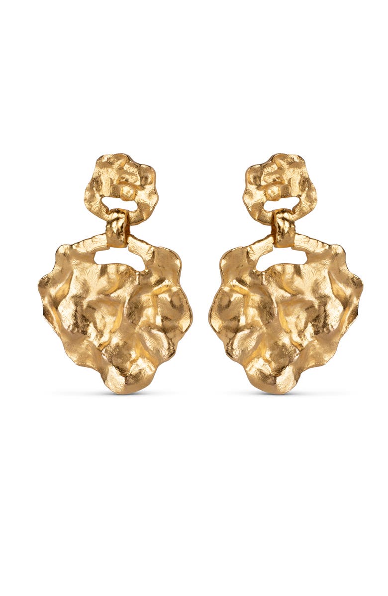 Enamel Copenhagen Windy Large Earring, Main, color, 925S/Gp/M