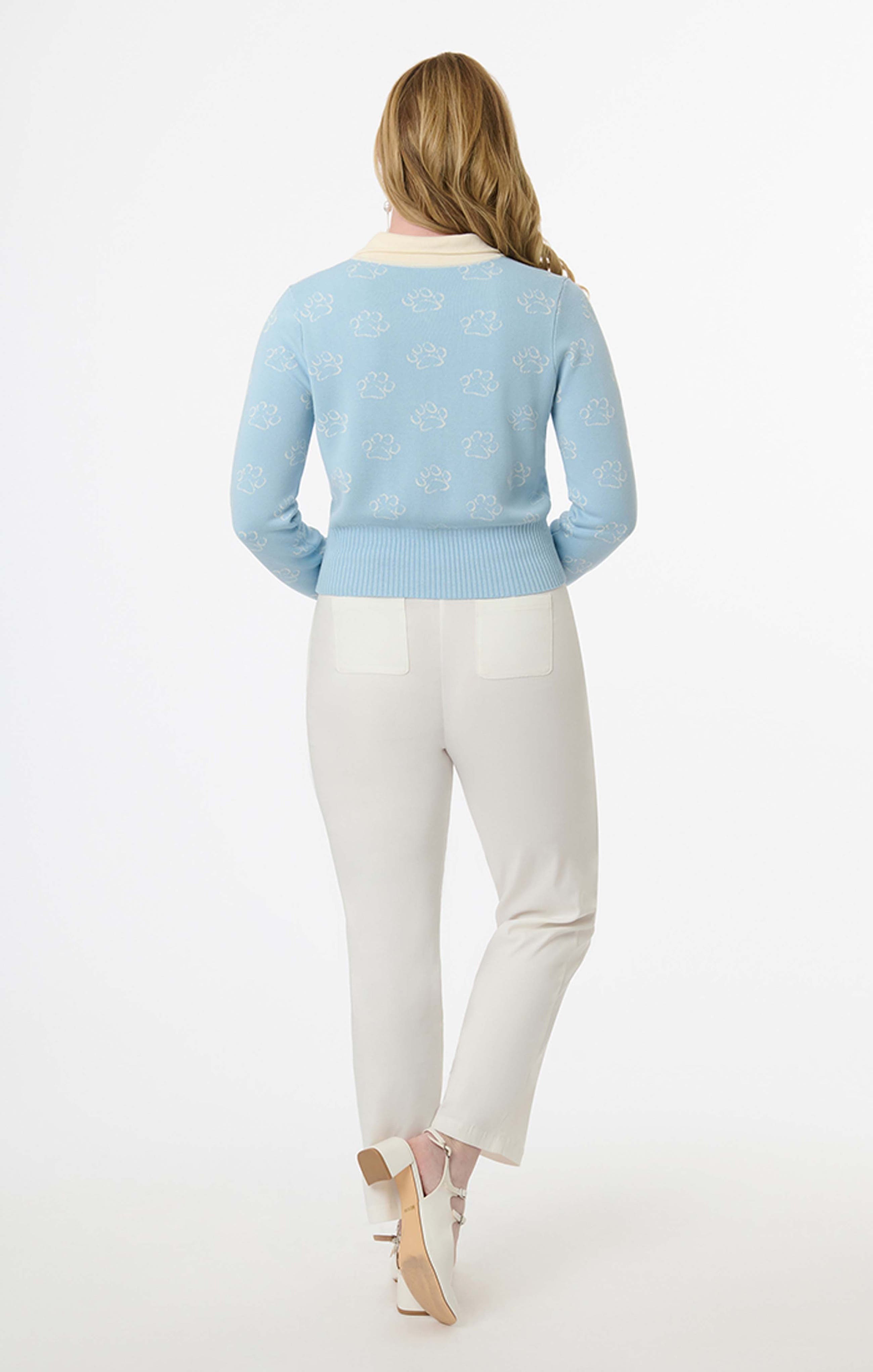 Collared Knit Cardigan - image 2