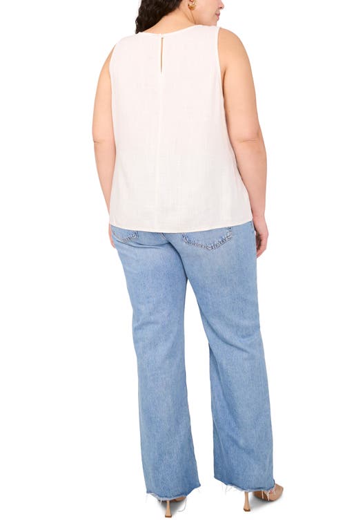 Vince Camuto Keyhole Tank In New Ivory