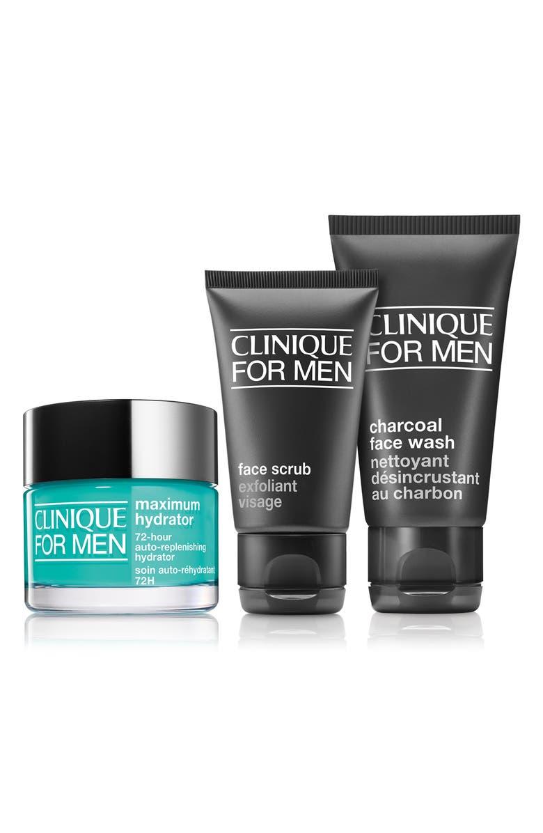 Clinique Daily Intense Hydration Skin Care Set for Men (Limited Edition) USD $57 Value, Alternate, color,