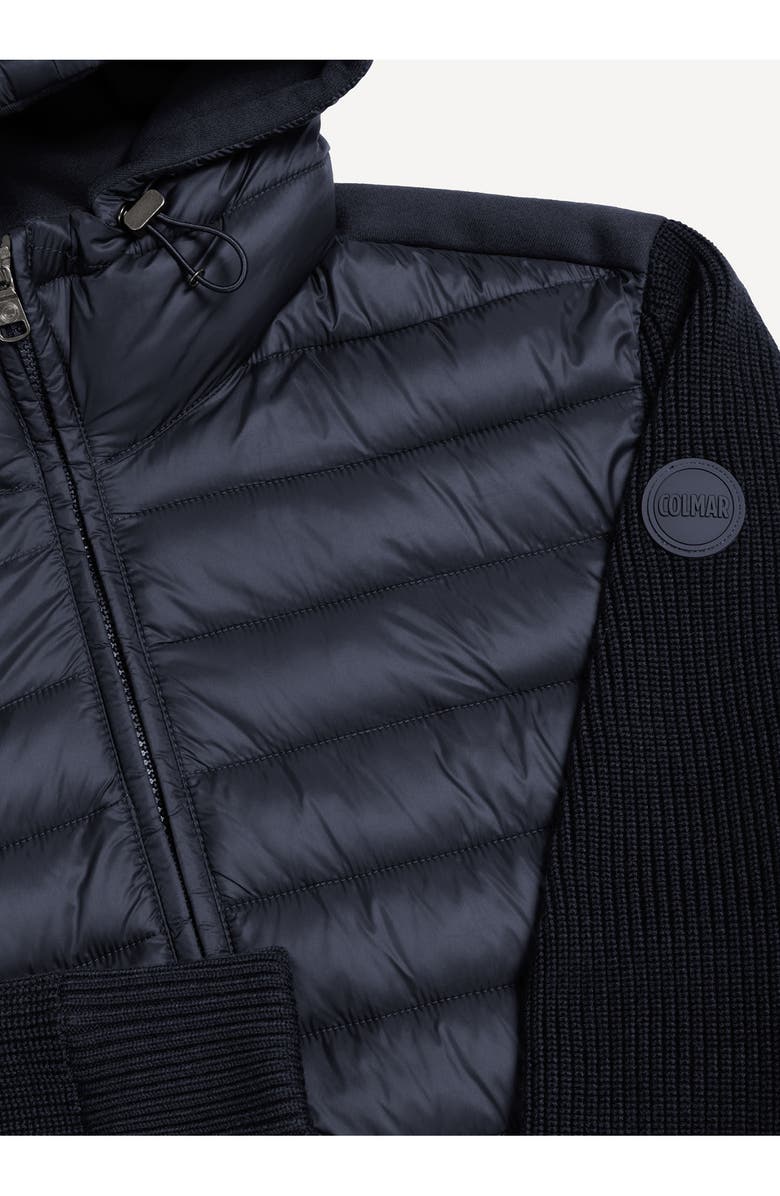 COLMAR Modern Mixed Media Water Repellent Puffer Jacket, Alternate, color, 