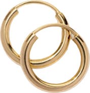 MADE BY MARY 14k Mini Live In Hoop Earrings