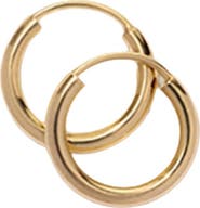 MADE BY MARY 14k Mini Live In Hoop Earrings