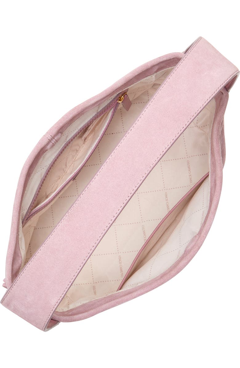 Vince Camuto Aleah Suede Tote, Alternate, color, Cosmetic Pink