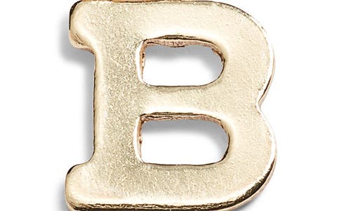 Nashelle Initial Charm In Gold Fill - B