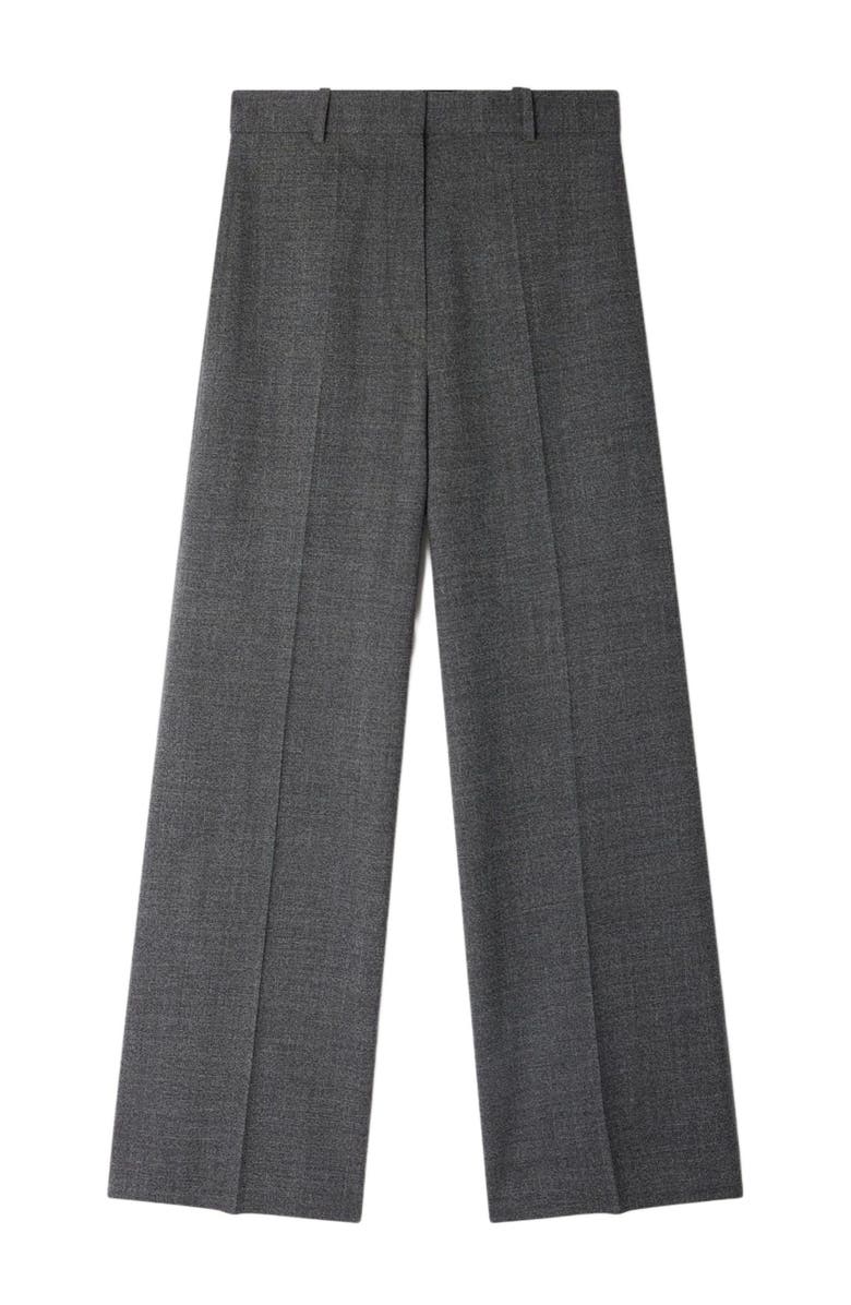 SANDRO Straight and wide trousers, Alternate, color, Light Grey