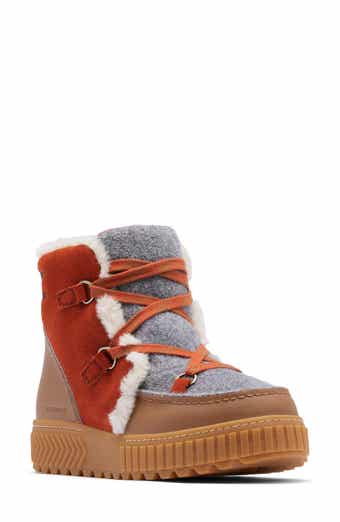 SOREL One Ave™ Alpine Faux Fur Trim Waterproof Boot
