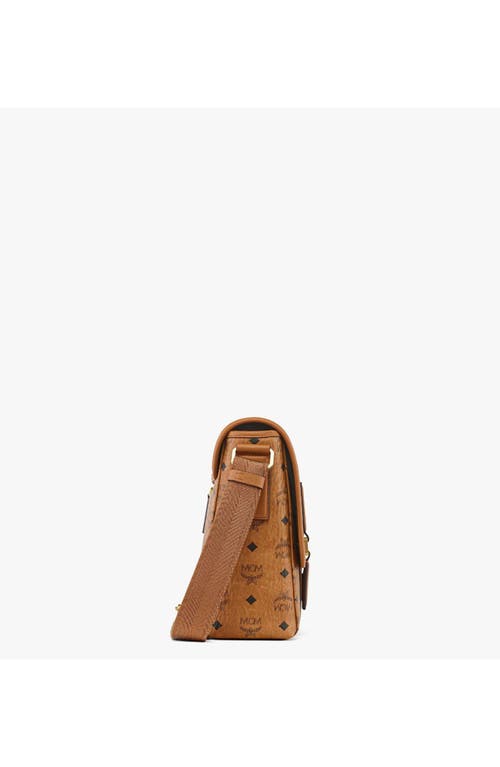 Mcm Aren Messenger In Cognac