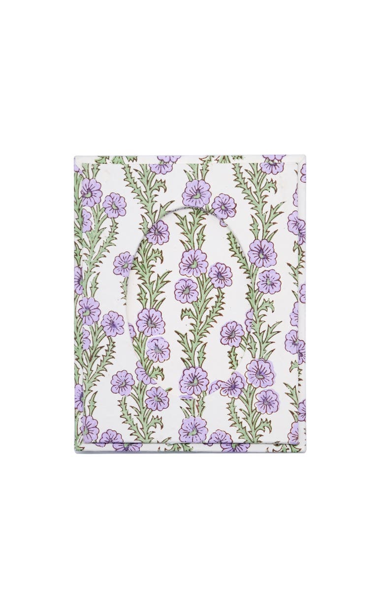 Inner Child Purple Forget-Me-Not Picture Frame with Oval Opening, 4x6, Alternate, color, Purple