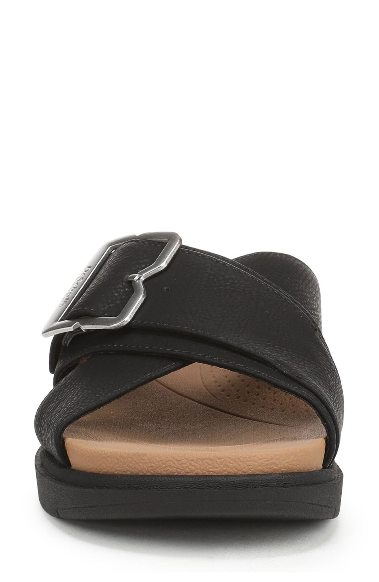 Dr. Scholl's Piper Platform Sandal, Alternate, color, Black Faux Leather