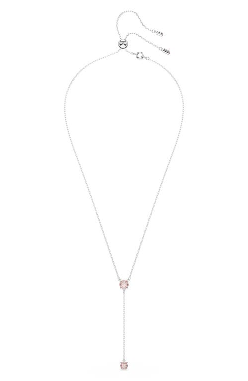 Shop Swarovski Attract Y-necklace In Pink