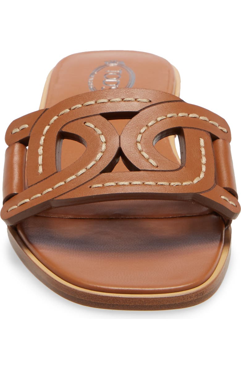 Tod's Kate Chain Detail Slide Sandal, Alternate, color,