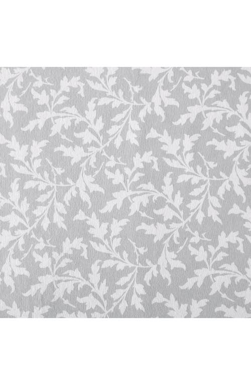 Laura Ashley Crestwood Cotton Flannel King Sheet Set In Grey