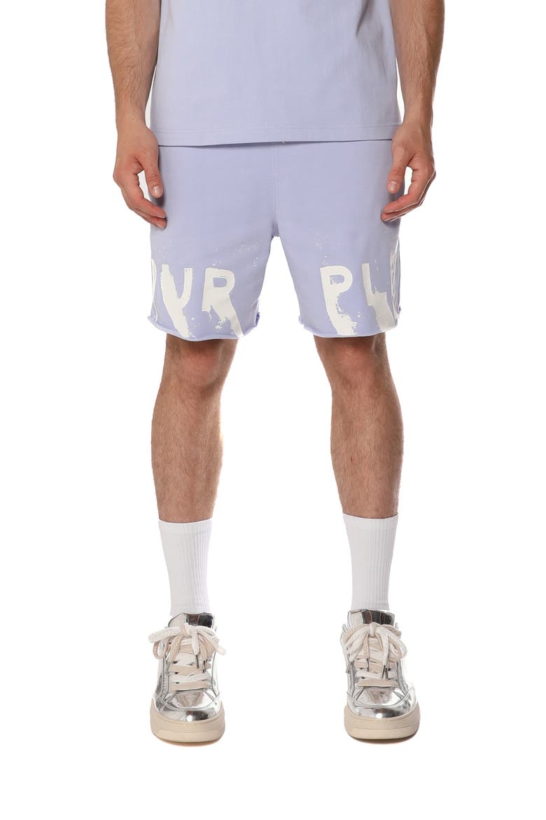 Midweight Fleece Sweat Shorts, Main, color, PURPLE