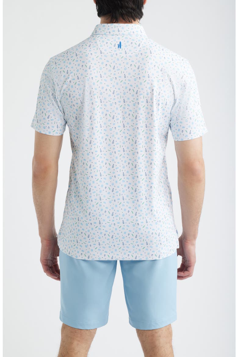 Burgers N' Beers Performance Polo, Alternate, color, WHITE