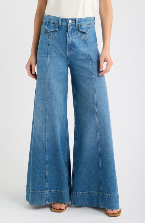 Jane High Waist Wide Leg Jeans