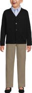 Lands' End School Uniform Kids Legacy Varsity Cardigan