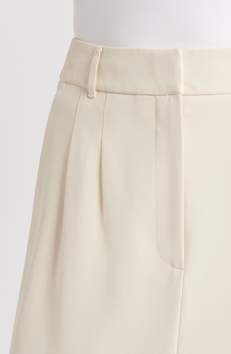 French Connection Harry Suiting Slit Maxi Skirt, Alternate, color, Classic Cream