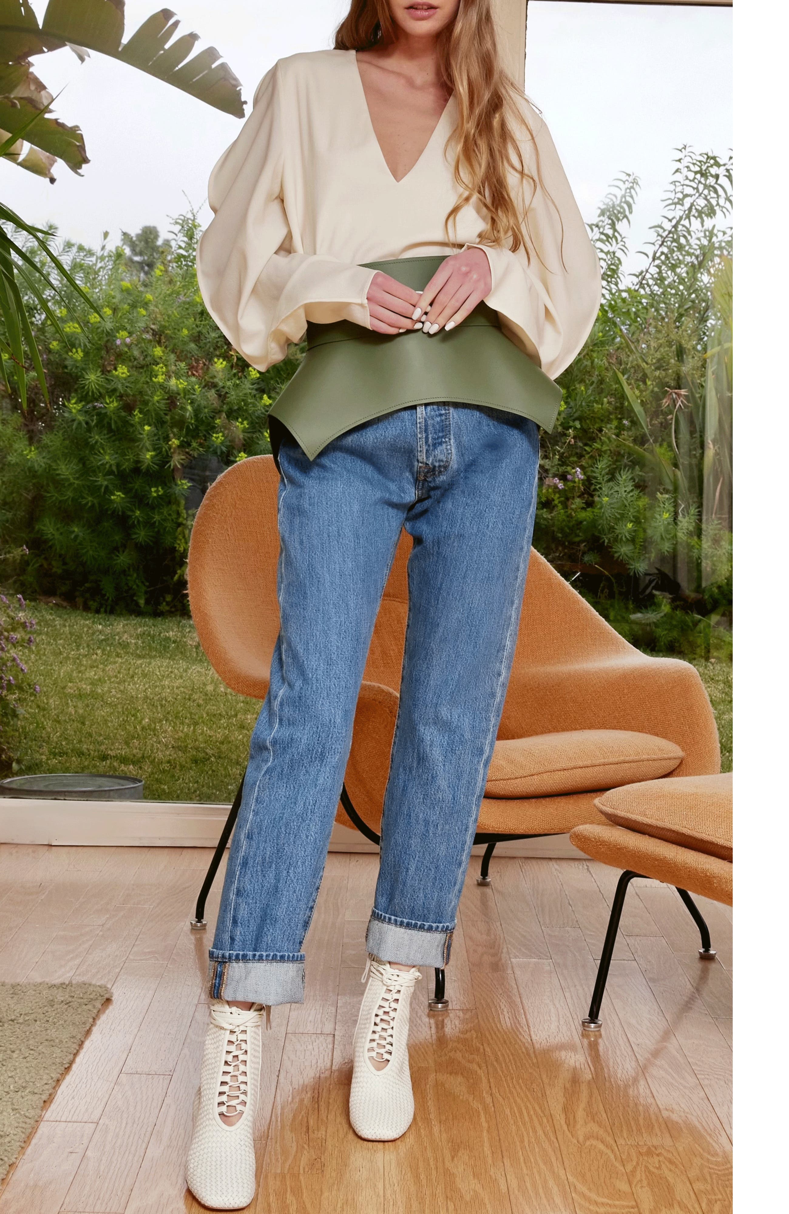 Daniella Shevel Kamari Boot, Alternate, color, Ivory