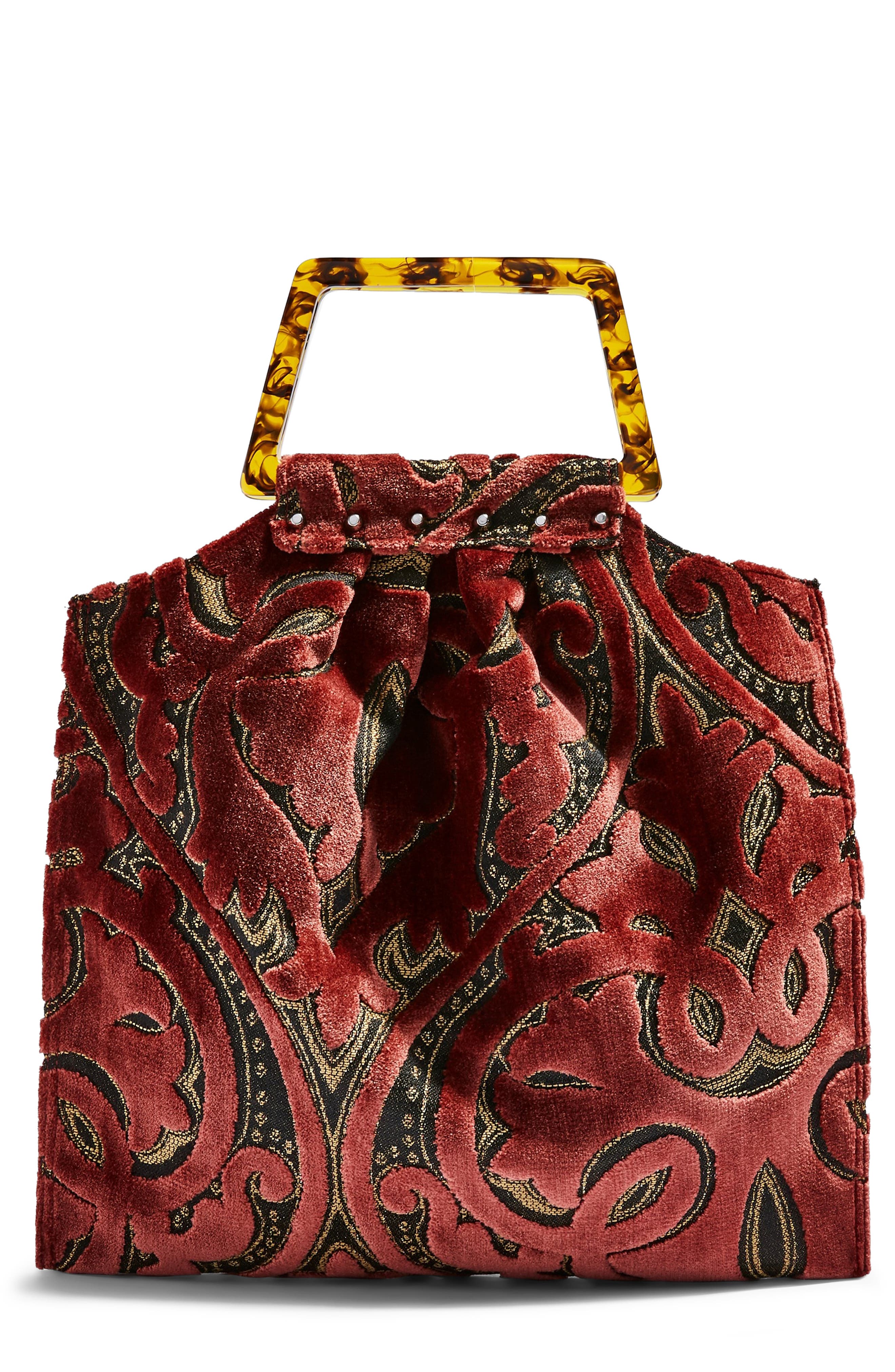 Caz Porto Tote Bag, Main, color, PINK