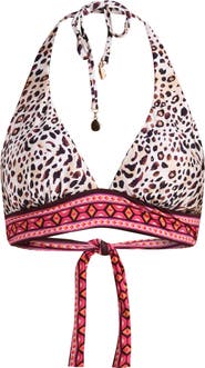 Sunshine 79 Paradise Heat Reversible Halter Bikini Top