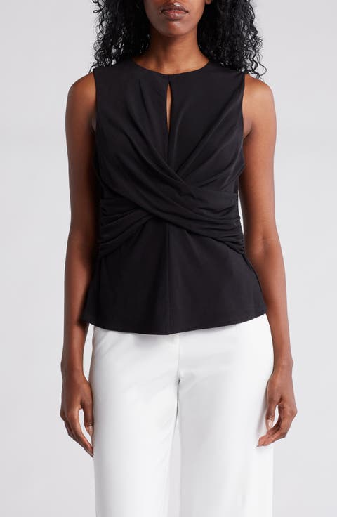 Crisscross Keyhole Top