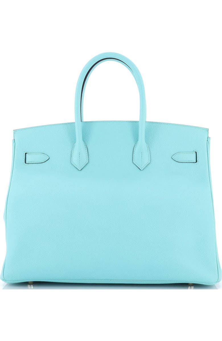 Pre-Owned Hermes Birkin Handbag Blue Epsom with Gold Hardware 35, Alternate, color, Bleu Atoll