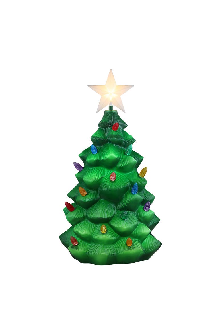 24 in. Lit Nostalgic Tree Blow Mold, Main, color, Multicolor