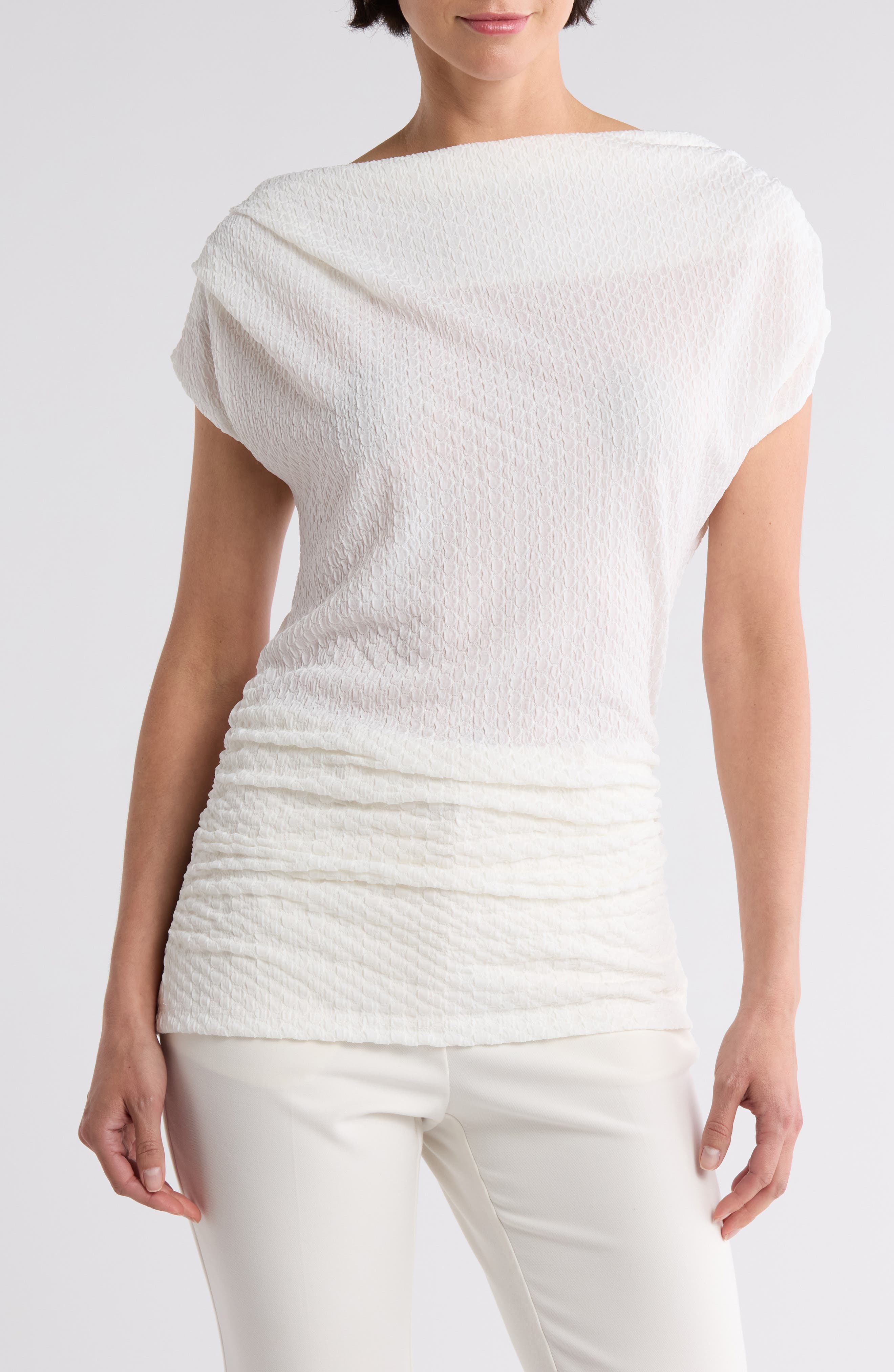 Asymmetrical Ruched Top - image 3
