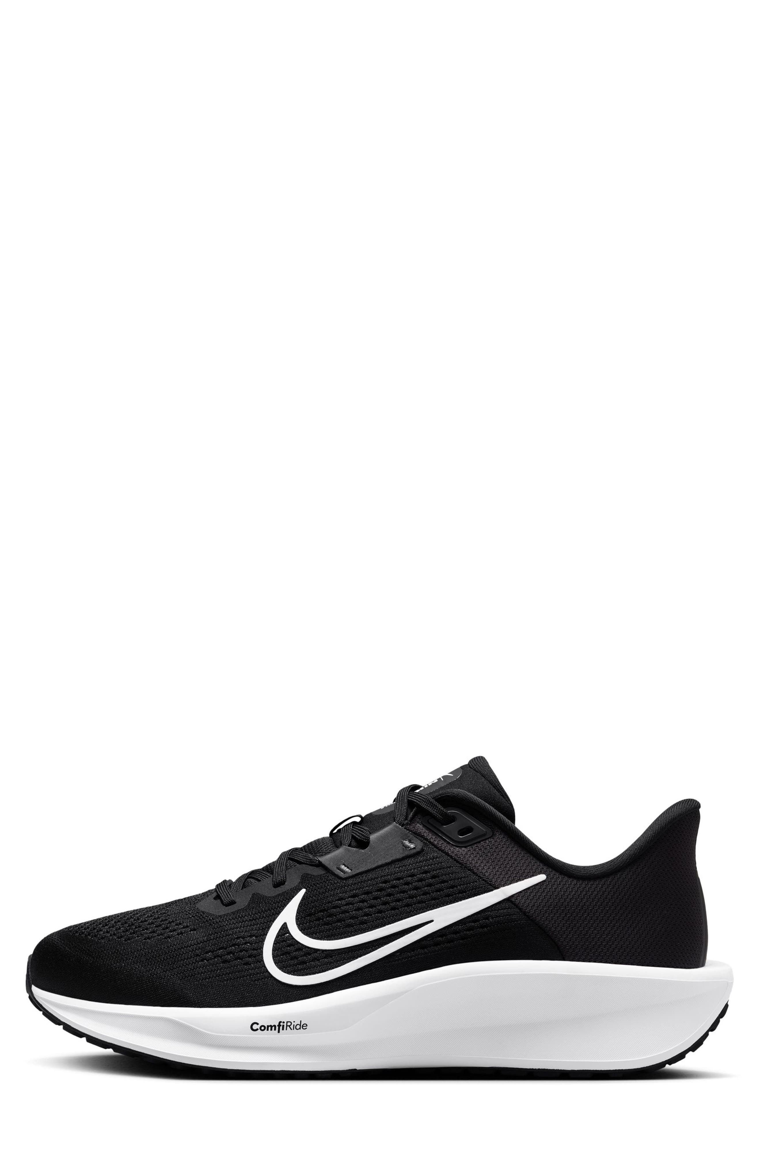 Nike Quest 6 Running Shoe, Alternate, color, Black/ White/ Iron Grey