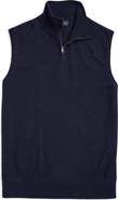Brooks Brothers Merino Wool Half-Zip Vest