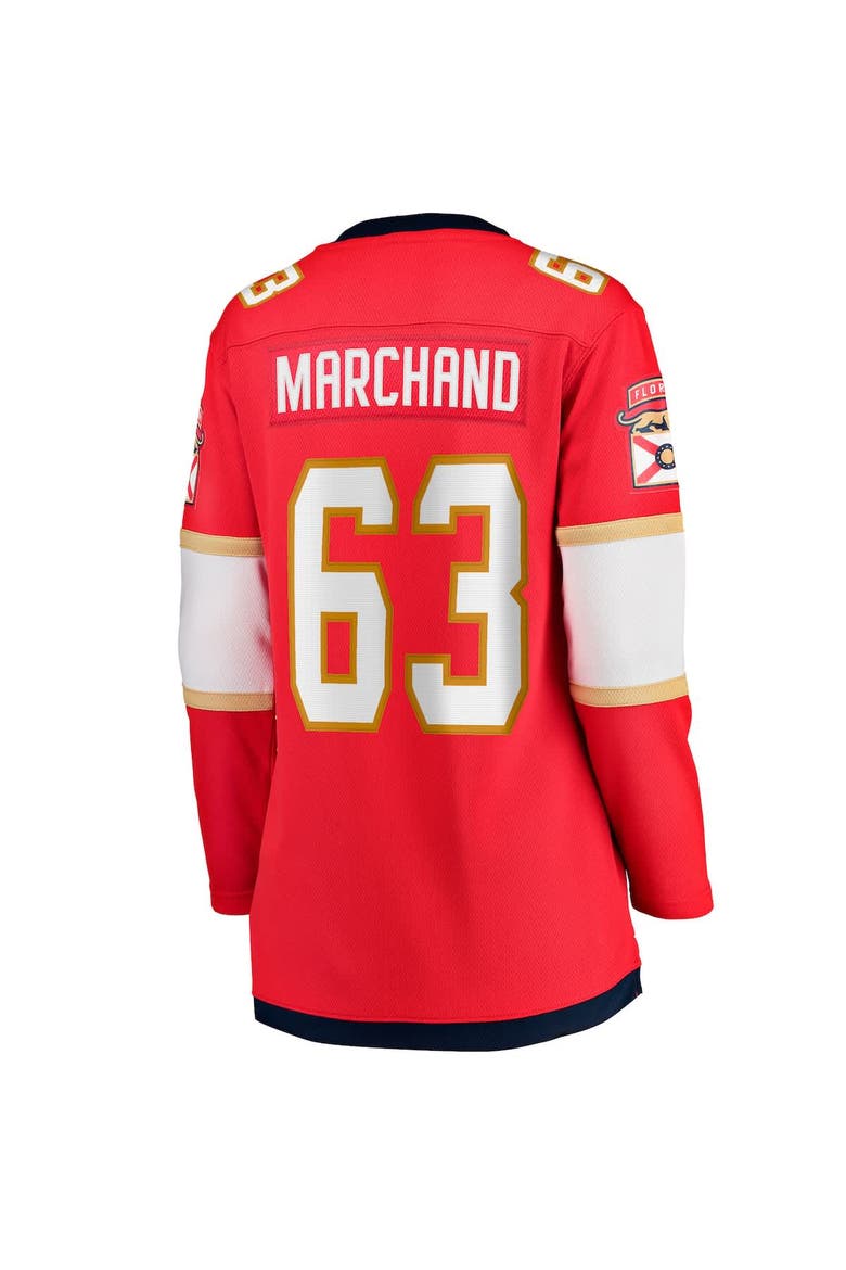 Women's Fanatics Brad Marchand Red Florida Panthers Home Breakaway Player Jersey, Alternate, color, Red