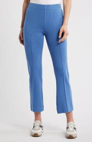 Caslon® Stretch Cotton Crop Kick Flare Pants