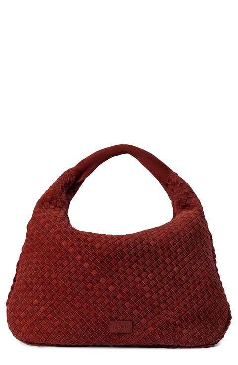 San Angelo Suede Hobo Bag