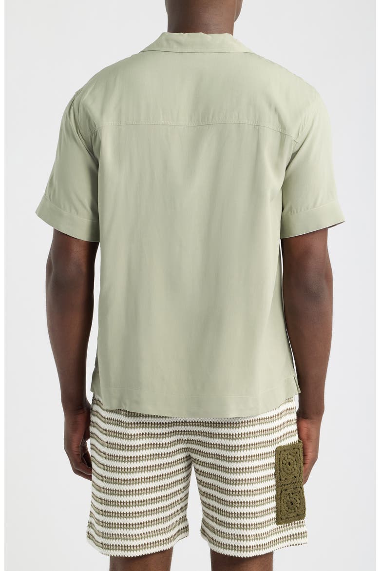 Valbonne Solid Camp Shirt, Alternate, color, SAGE- 16