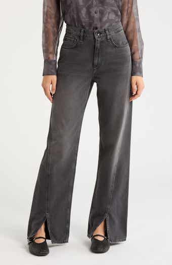rag & bone Shannon High Waist Split Jeans
