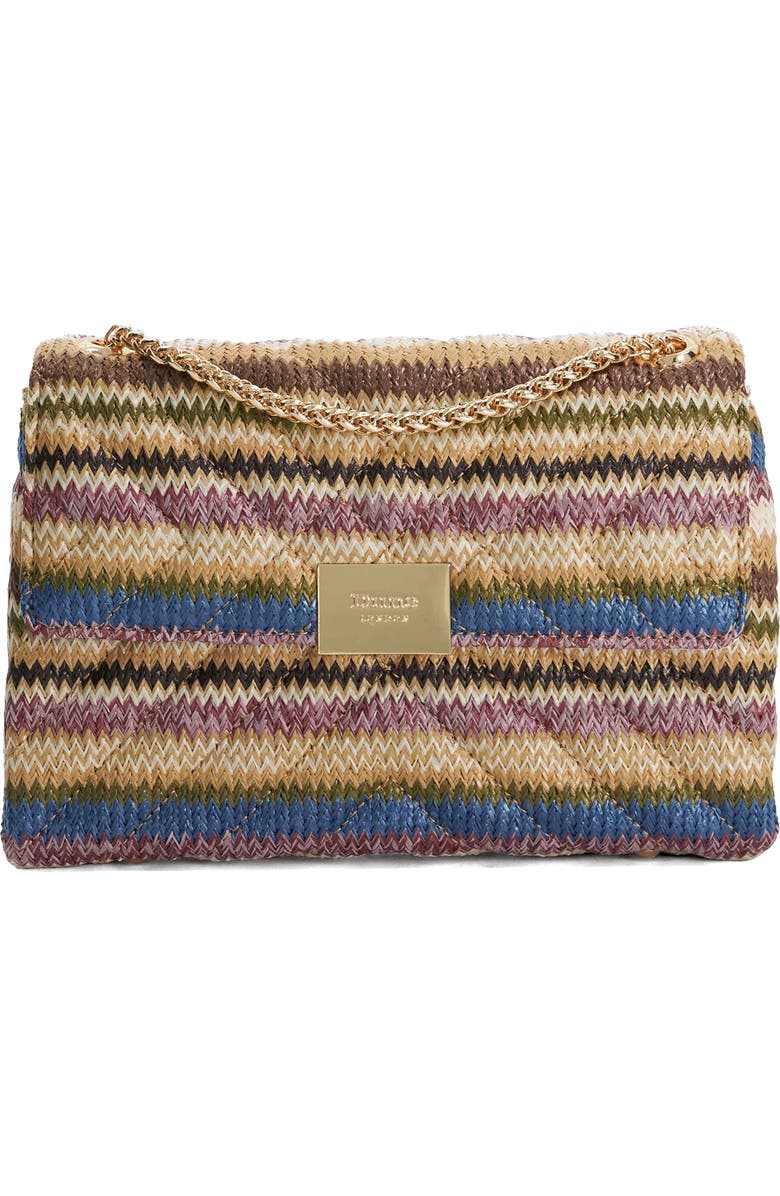 Dune London Dellalos Shoulder Bag, Main, color, Blue Multi