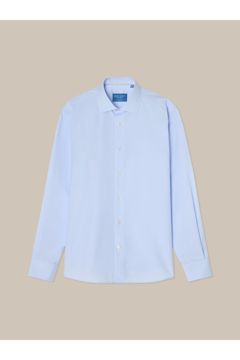 Reynolds Light Weight Poplin Contemporary Fit Shirt, Alternate, color, Light Blue