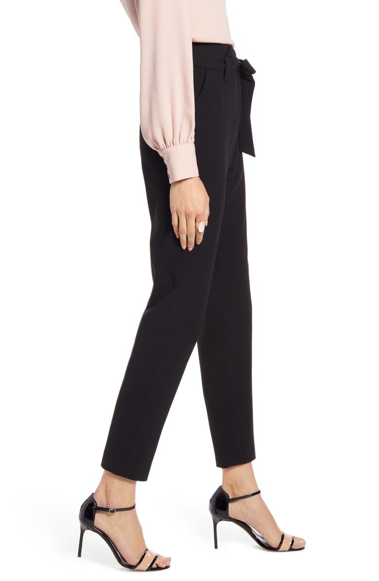 Halogen<sup>®</sup> Paperbag Waist Twill Pants, Alternate, color, 