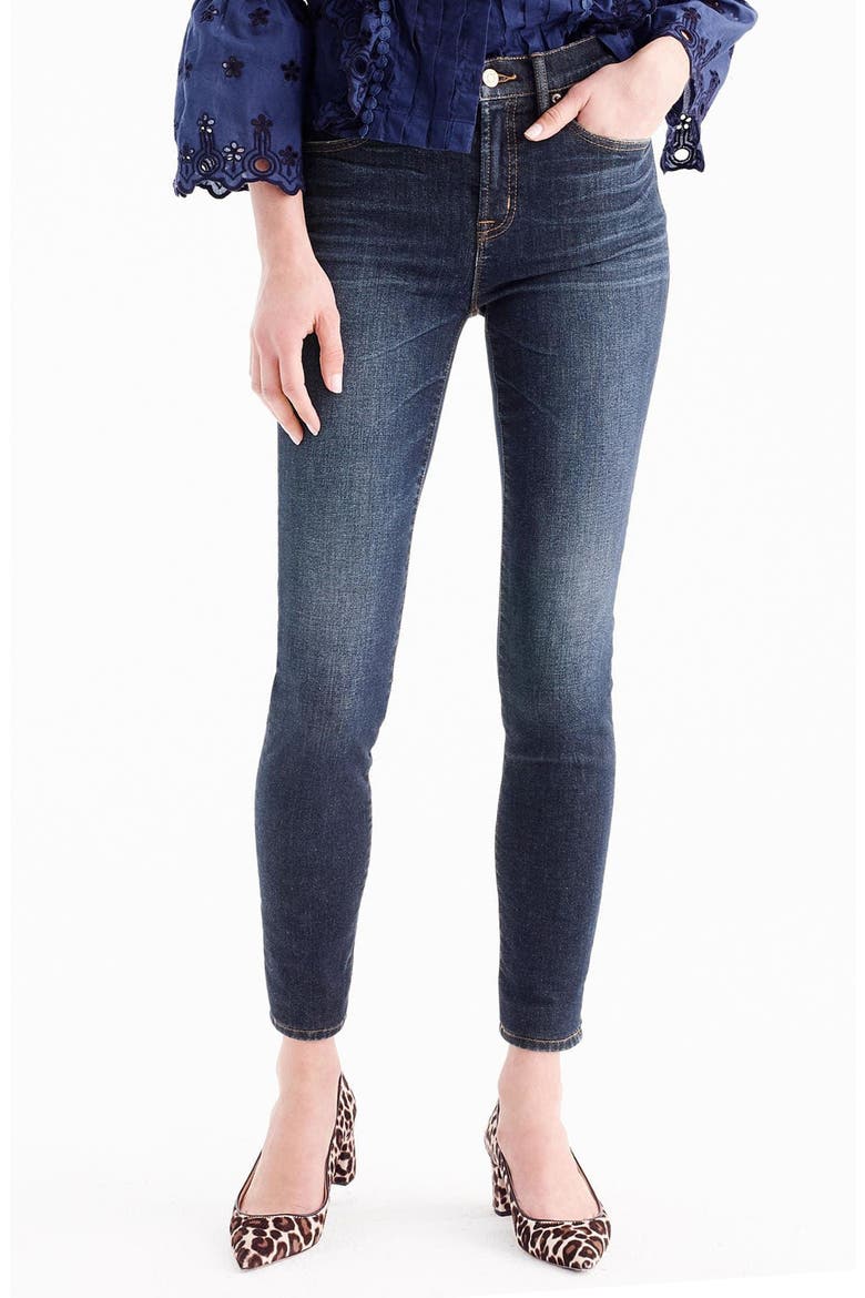 High Rise Toothpick Jeans, Main, color, SOLANO WASH