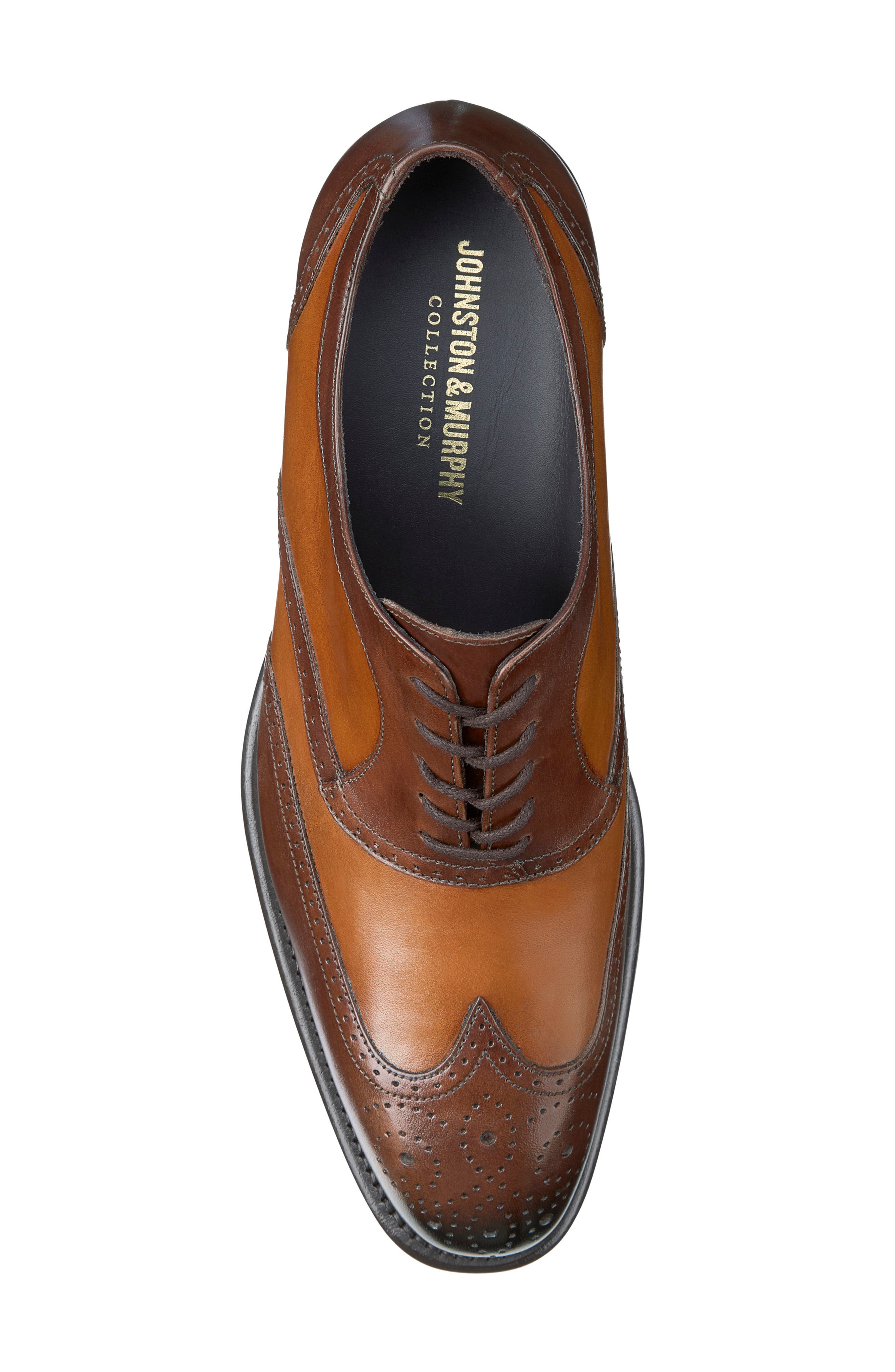Johnston & Murphy Ellsworth Wingtip Derby, Alternate, color, 