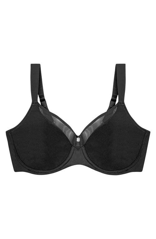 Triumph True Shape Sensation Minimizer Bra In Black
