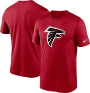 Nike Men's Nike Red Atlanta Falcons Logo Essential Legend Performance T-Shirt