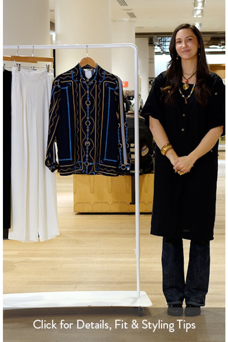 The Julianna Silk Blend Shirt video