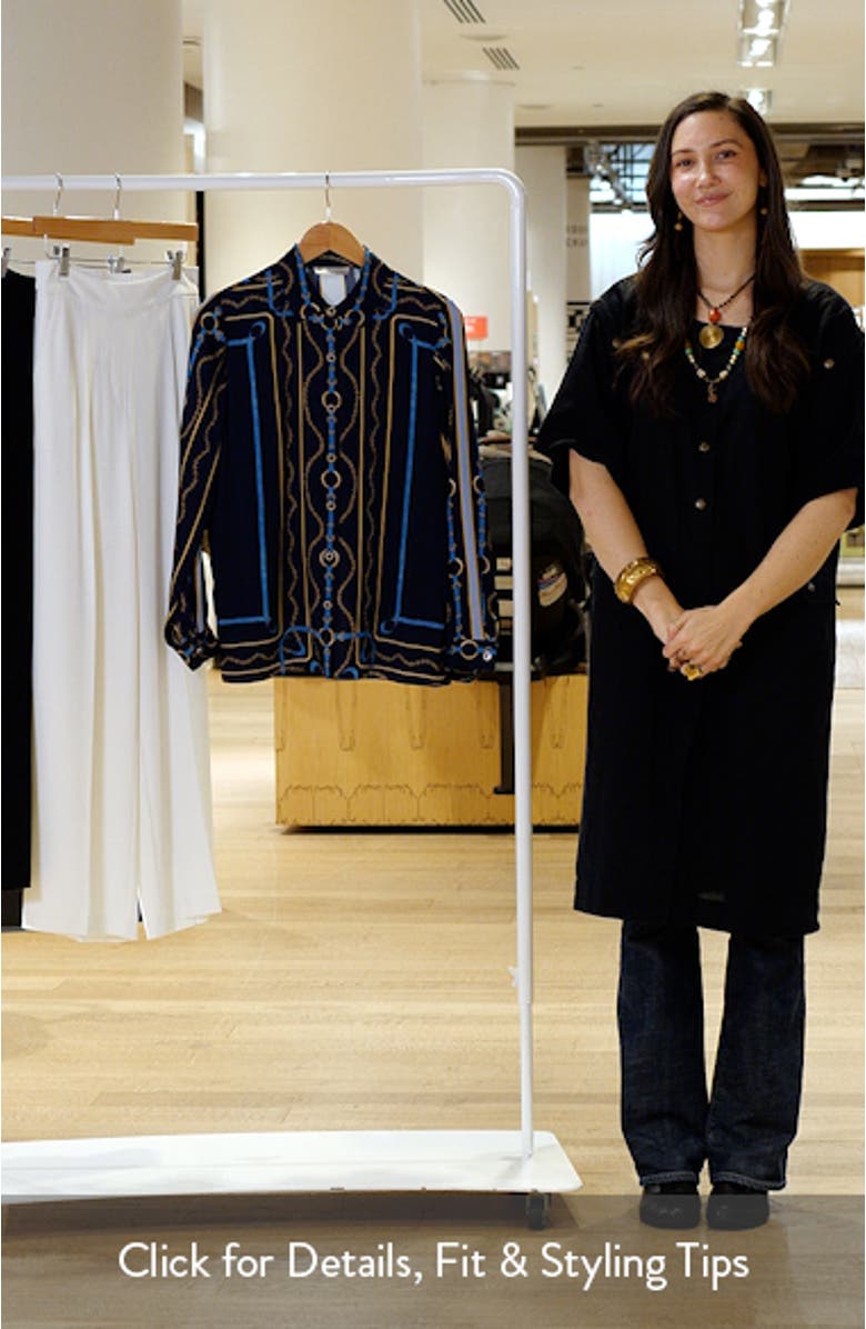 The Julianna Silk Blend Shirt, sales video thumbnail