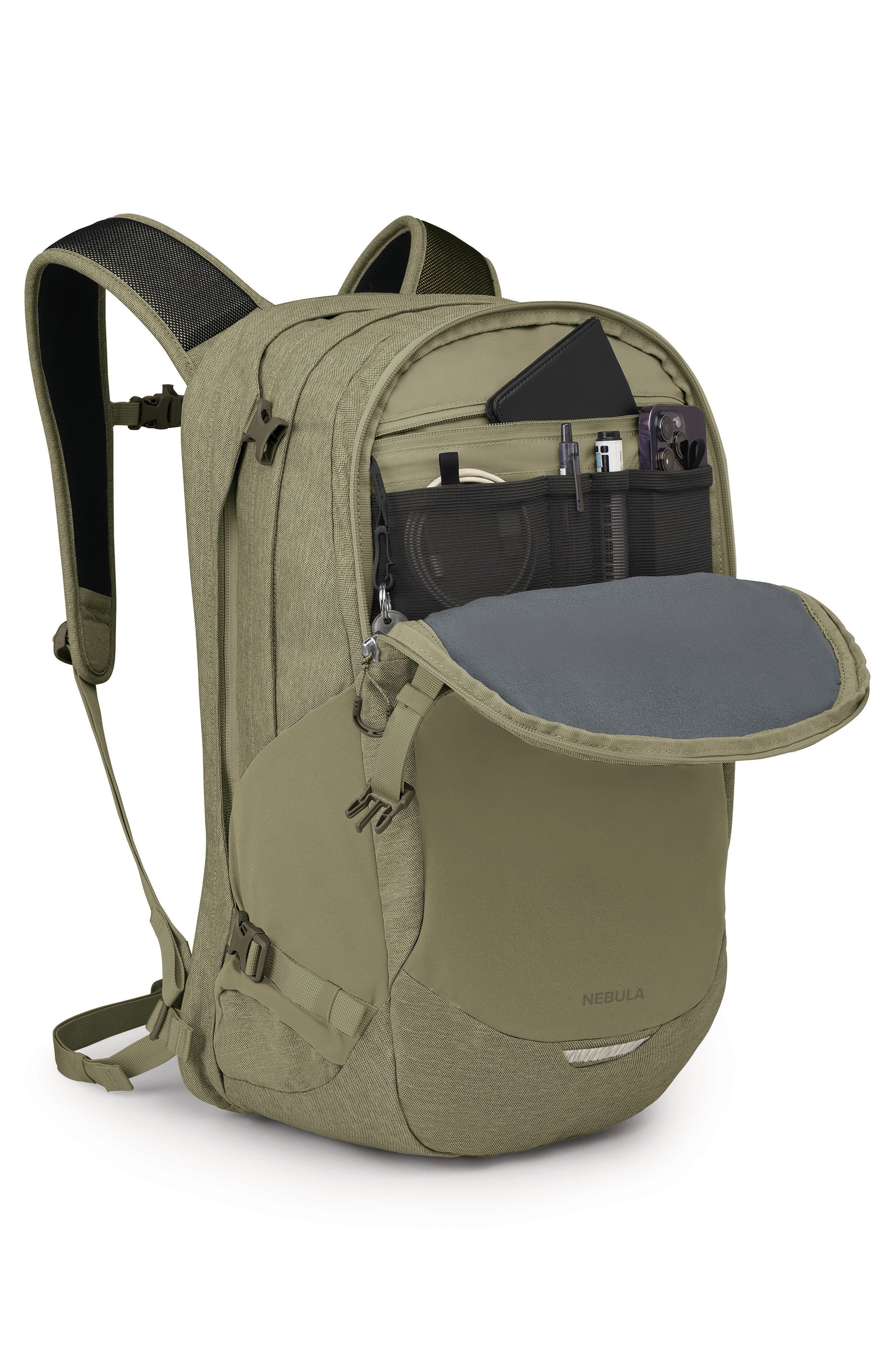 Nebula Backpack, Alternate, color, OLIVE TAN