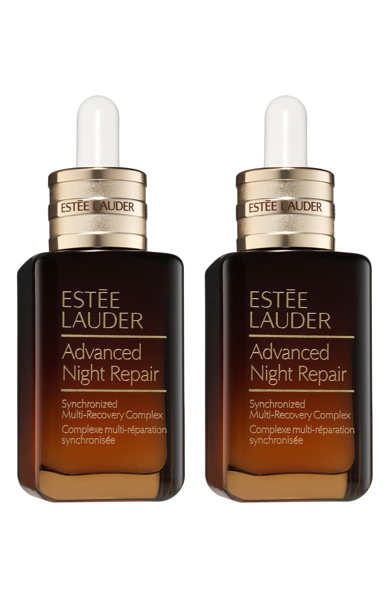 Estée Lauder Advanced Night Repair Synchronized Multi-Recovery Complex Serum Duo with Hyaluronic Acid & Peptides $250 Value, Main, color, 