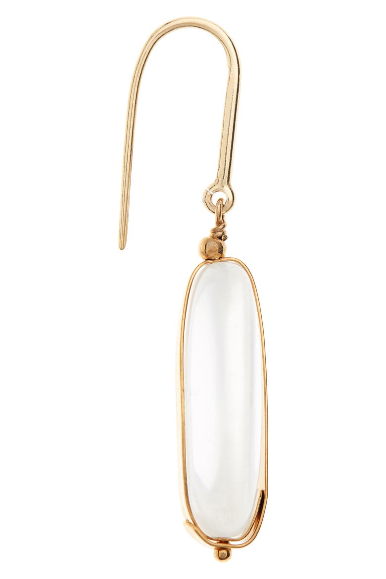 Stone Drop Earrings, Alternate, color, TRANSPARENT