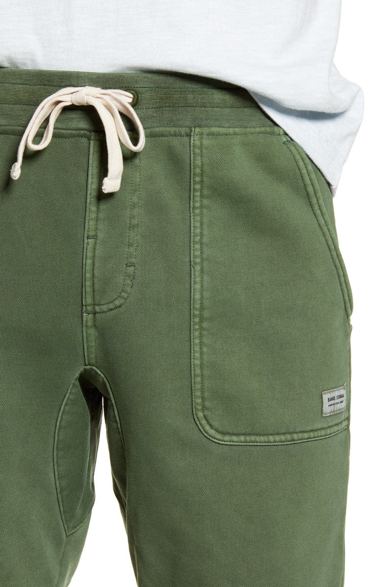 Banks Journal Big Bear Drawstring Fleece Walk Shorts, Alternate, color, 