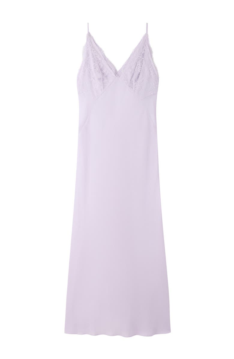 SANDRO Lace maxi dress, Alternate, color, Mauve